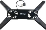 New USB 2 Fans Cooling Pad For Laptop Notebook Cooler PC Black #148