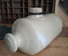 Antique Stoneware Bed Warmer