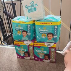 pampers nappies size 6