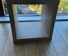 Kallax shelving unit white oak effect