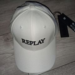Brand New Reply Classic Logo Unisex Cap - Colour - Optical White - RRP - 40.00