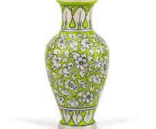 Handmade and Hand Painted Ceramic Flower Vase | Warehouse Clearance | Massive Discount | Bargain price