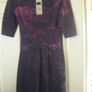 BNWT Fabulous Designer Purple + Grey Dress Image 4