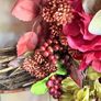 New bespoke XXL autumnal mulberry cascading wreath Image 5