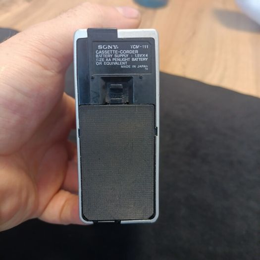 Sony TCM-111 Cassette-Corder  Silver/Metal 1979