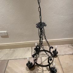 Cast iron chandelier