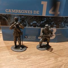 Atlas Editions Die-cast Ww1 Officer And Soldier