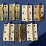 Used brass hinges Image 2