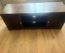 Walnut tv unit