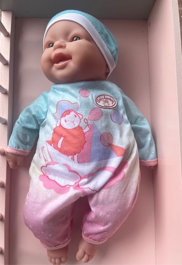 Baby doll with  baby Annabell onesie & accessories EUC