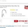 Grohe Start Edge Kitchen Mixer Tap Chrome Image 3