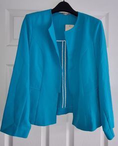 Aqua Blazer. Size 18. New