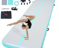 4 m Air Track Inflatable Training Tumbling Gymnastics Gym Mat with Pump