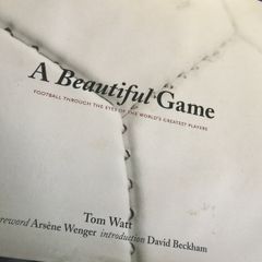 stunning sports book -a beautiful game