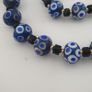 Antique Venetian Style Thousand Eyes Glass Beaded Necklace Image 10
