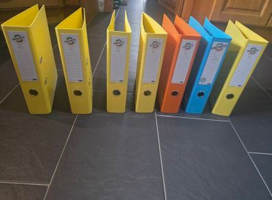 7 x lever arch file folders (new)