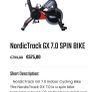 Nordictrack spin bike Image 2