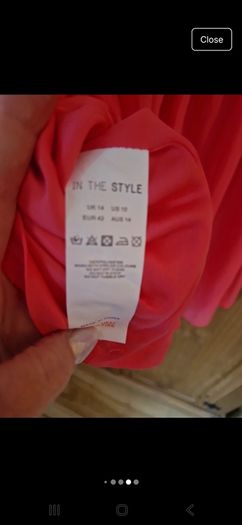 In The Style Coral Pink Dress