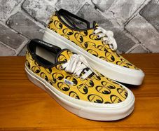 Vans OTW MoonEyes MoonEquipped Authentic 44 DX Anaheim Factory Yellow/Black UK6 EUR39