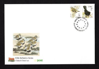 2001 Ireland Dual-value Birds Self-adhesive Definitive stamps An Post First Day Cover (FDC)