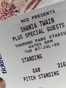 Shania Twain Tickets