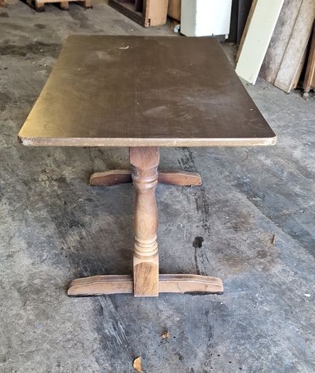 Selection of wooden coffee tables / chairs