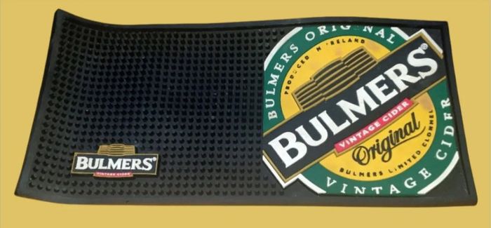 Vintage Bulmers Cider Rubber Bar Runner New