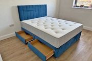Double Bed with drawers storage