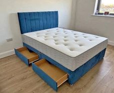 Double Bed with drawers storage