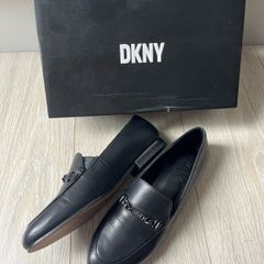 DKNY Black Leather Loafers UK 3.5 / EU 36