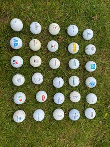 logo golf balls