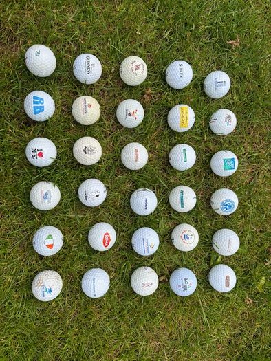 logo golf balls