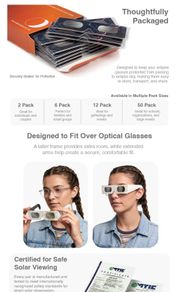 Solar eclipse glasses