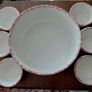 Vintage Italian fruit bowl set features hand painted fruit decorations Image 3