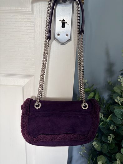 Beautiful purple and silver bag for sale