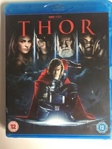 Thor (Marvel) Kenneth Branagh Film [2011] Chris Hemsworth, Natalie Portman, Rene Russo, Tom Hiddleson & Anthony Hopkins [Blu-ray Movie]