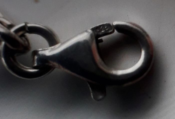 925 Matching Silver Bracelet and Pendant Set