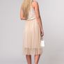 Creamy/ black/khaky/ pink  cliffon dress Image 7
