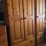 Complete Solid Pine Bedroom Set  5 Pieces Image 7