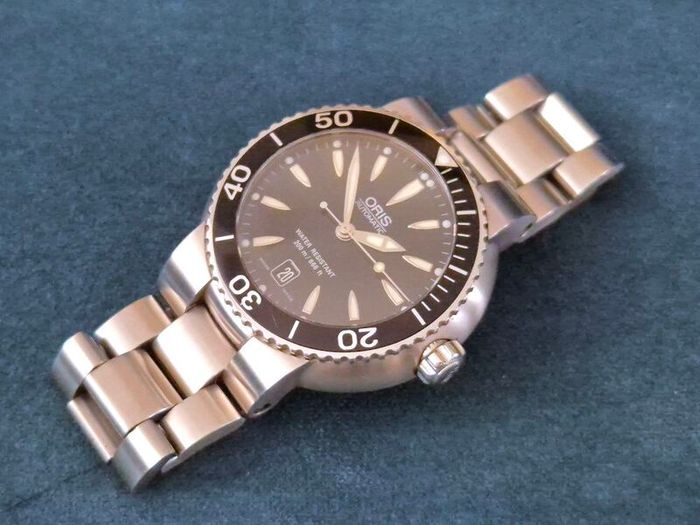 Oris TT1 diver date ref 7533