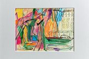 Original art original Art Boat painting SALE