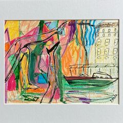 Original art original Art Boat painting SALE