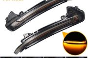 Dynamic LED Side Mirror Sequential Turn Signal Light Indicator Light For Audi A6 RS6 4G C7 7.5 2012-2018