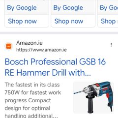 Bosch GSB 16 RE Professional 750W Impact\Hammer Drill