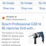 Bosch GSB 16 RE Professional 750W Impact\Hammer Drill Image 10
