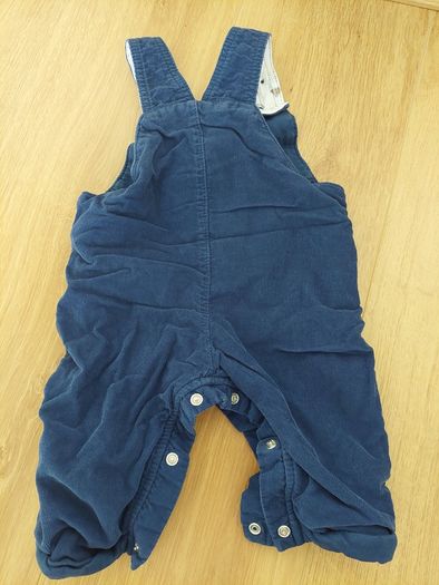 M&S 2-piece Pure Cotton Dungaree Outfit (Dachshund design)