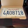 Vintage U S License Plates #2 Image 6