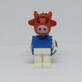 Lego Vintage 1980s Lego Fabuland Clover Cow Keychain Very Rare And Hard To Find Image 3