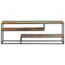 TV Cabinet 130x30x45 cm Solid Reclaimed Wood Image 4
