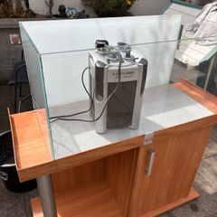 fish tank and stand